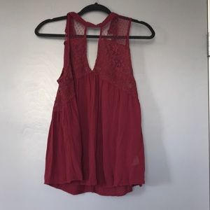 Maroon tank top